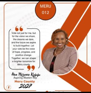 Hon. Florence Kajuju (FK)